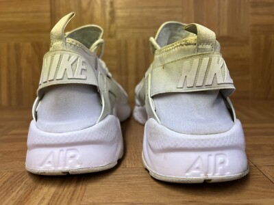 RARE? Nike Air Huarache Run Ultra Triple White Lace Up  display picture 1