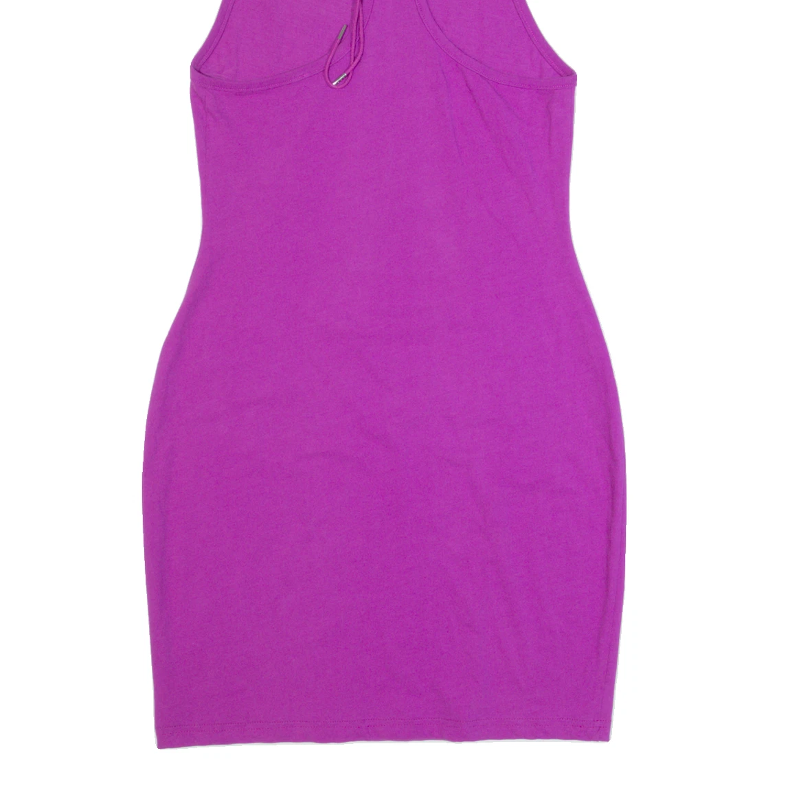 ALEXANDER WANG Vestito donna tubino viola senza maniche lunghezza ginocchio S