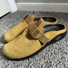 Chaco Paonia Clog Wheat Tan Suede Slip On Shoes JCH108936 Women's Size 9 bs9