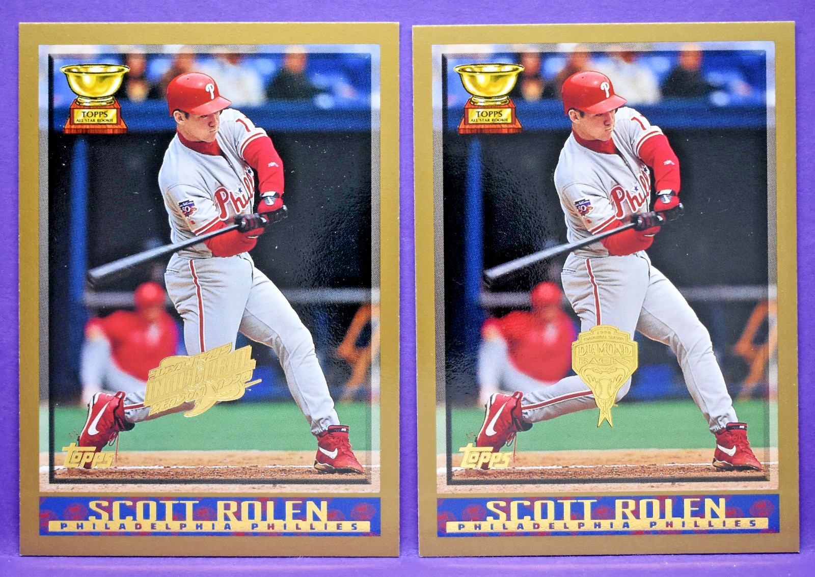 Scott Rolen 1998 Topps Diamond Backs & Devil Rays Inaugural Parallels #25