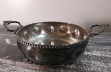 Antique james w tufts quadruple plate Candy Dish