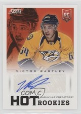 2013 Panini Rookie Anthology Hot Rookies Signatures Victor Bartley #747 Auto 8tn
