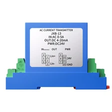 AC Current Sensor Transmitter 0-1A 0-5A 4-20mA Converter 0-10V RS485 Transducer