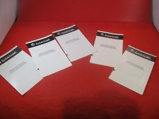 Lot of 5 Nintendo Gamecube Precautions Booklet Game White Insert ONLY