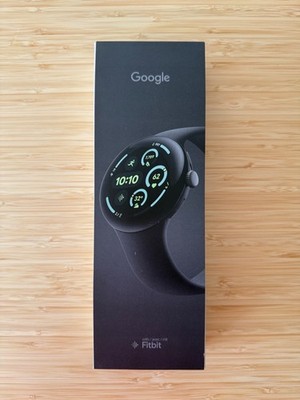 Google Pixel Watch 3 LTE 4G 45mm - Matte Black Obsidian - Active Band - neu OVP