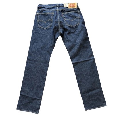 NWT Levi s 501 36x34 Rinse Dark Denim Jeans