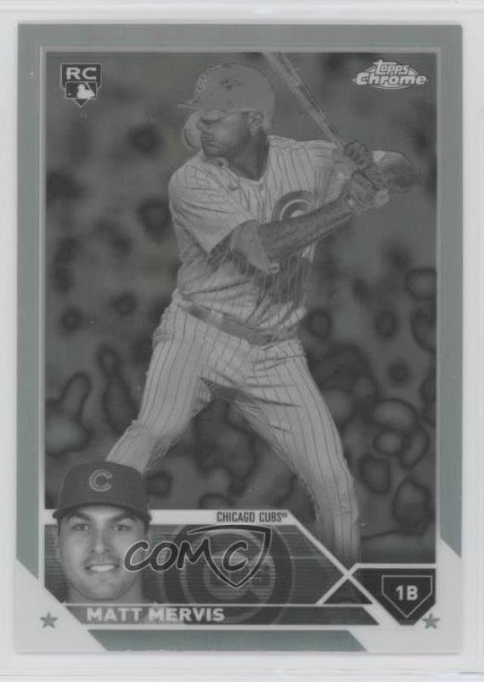 2023 Topps Chrome Update Negative Refractor Matt Mervis #USC112 0ck5