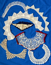Vintage Antique Collars Lace Crochet Others - Repurpose Repair Salvage