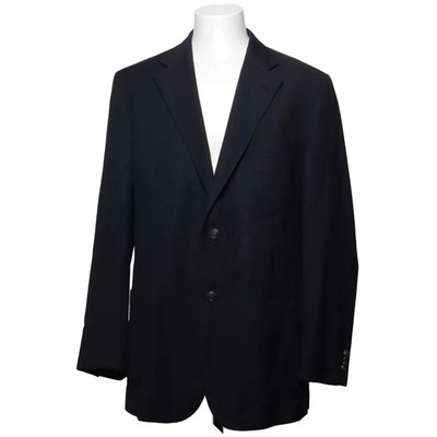 Corneliani, Blazer, Größe: 54, Blau, Cupro/Viskose/Wolle, Einfarbig, Herren #dxq