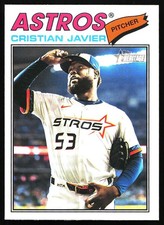 2026 Topps Heritage Baseball - Base - #330 Cristian Javier