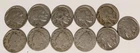 LOT Of 11 BUFFALO & LIBERTY NICKELS - FULL DATES 1936 1937 ~