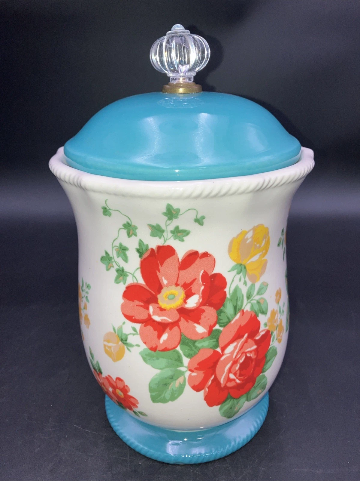 Pioneer Woman Vintage Floral 10.3in Canister