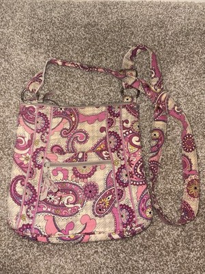 Y2K Vera Bradley Crossbody Bag - Retired Paisley Print Adjustable Strap
