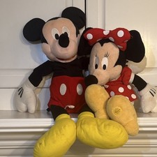 Disney vintage Mickey Mouse Minnie Mouse Plush Toys