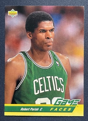 1992-93 Upper Deck Game Faces Robert Parish HOF Boston Celtics Basketball #493