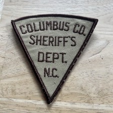 Columbus County Sheriff North Carolina NC Patch VTG