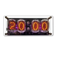Nixie Tube Clock Glow Tube Clock 4-bit IN-12  Digital LED Clock Decoration Gift