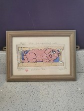 Jim Fleming 1/100 Print "Snorticus Pig" From The Overcrowded Ark Framed Picture