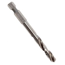 Bosch HSS-G Hole Saw Pilot Drill 6.35mm x 38mm x 80mm 1/4" Hex Shank 2608584676
