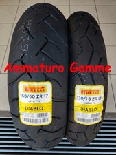 COPPIA 120/70 17  160/60 17 DOT/ANNO 2025! +OMAGGIO PIRELLI DIABLO GOMME MOTO