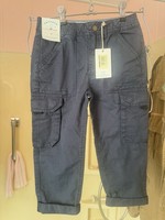 Fat Face Young Crew Size 4 Navy Blue Hutton Cargo Trousers NWT