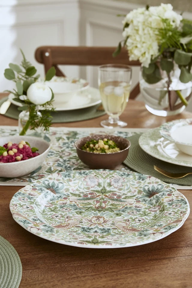 Spode Strawberry Thief Serving Platter - 12 Inch Earthenware Tableware with S... - Image 3 of 3