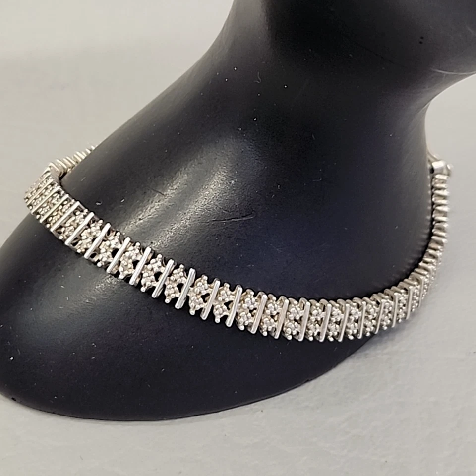 Pulseira Technibond corrente prata esterlina 925 7,25" - Imagem 2 de 4