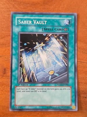 Yu-Gi-Oh! TSHD-EN086 Saber Vault Secret Rare NM 1st