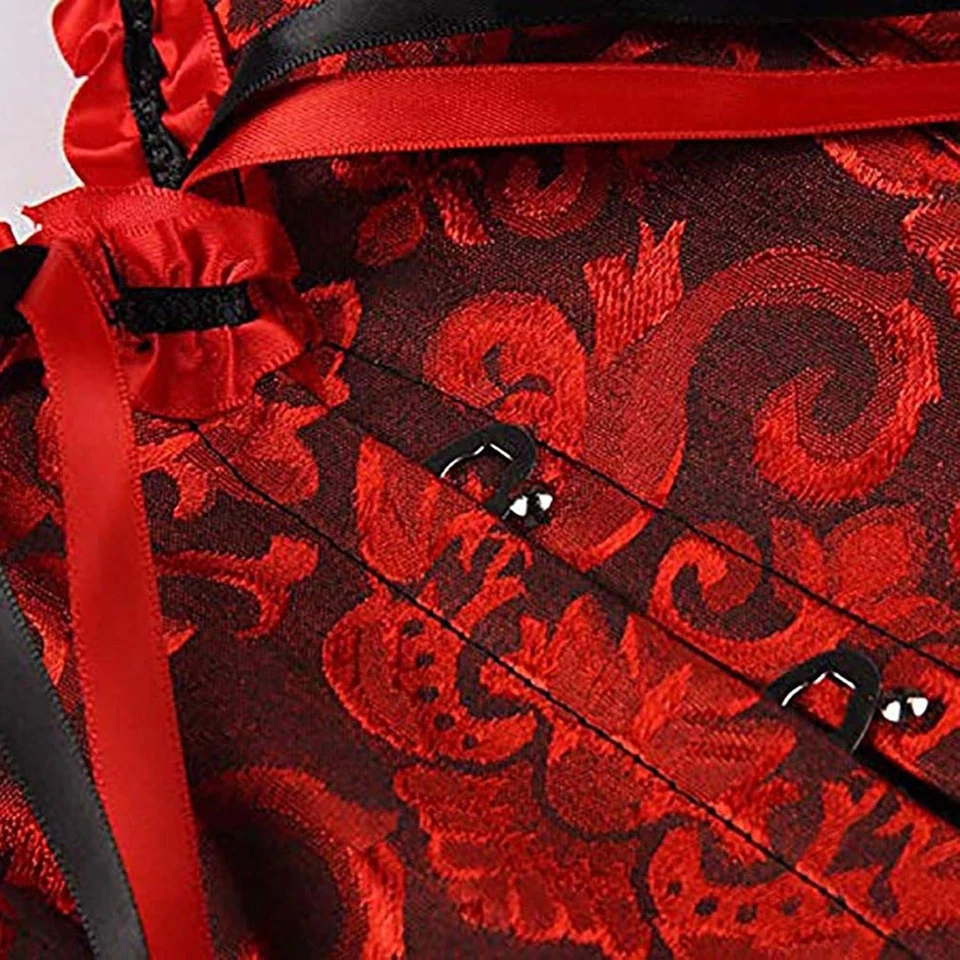 Женский корсет топ винтажный бюстье на шнуровке косточках контроль живота готический бюст сделано в США - Изображение 4 из 4