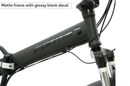 Fortis Shimano 6-Speed 20" Fat Tyre Foldable Electric Bike, Black, Electric - Picture 5 of 11