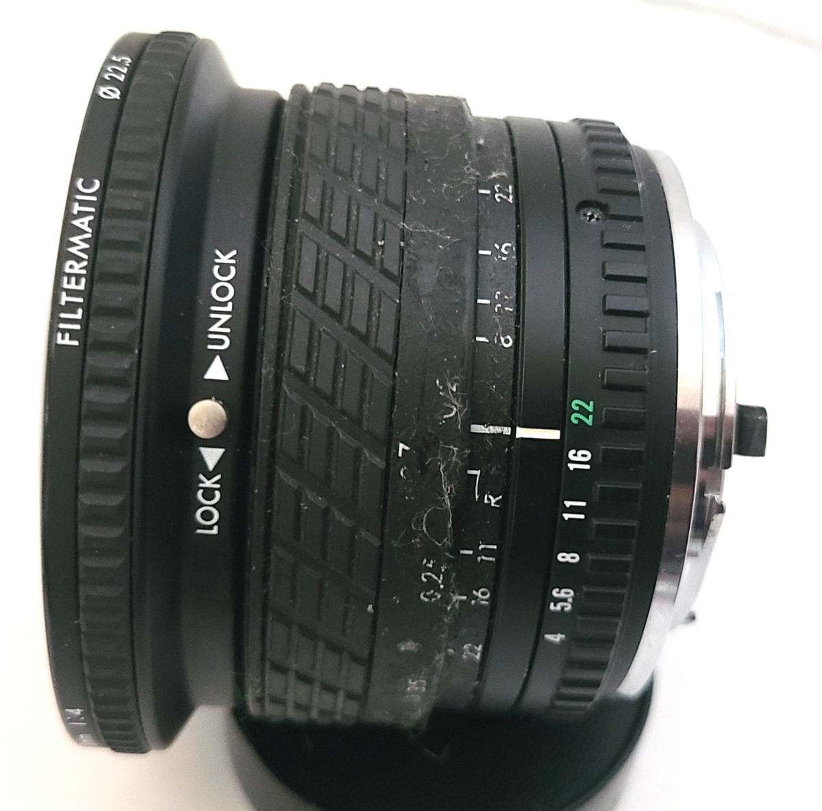 Sigma 8mm F/4 Fisheye Lens Circular Image Filtermatic 22.5mm for