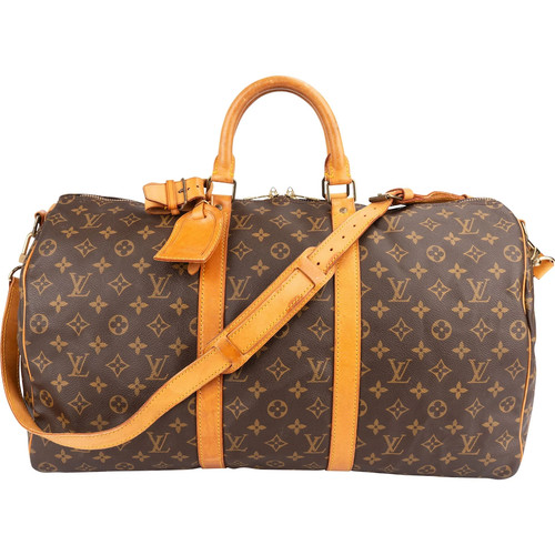 Louis Vuitton Monogram  Keepall 50 Bandoulière Travel Bag    Tasche