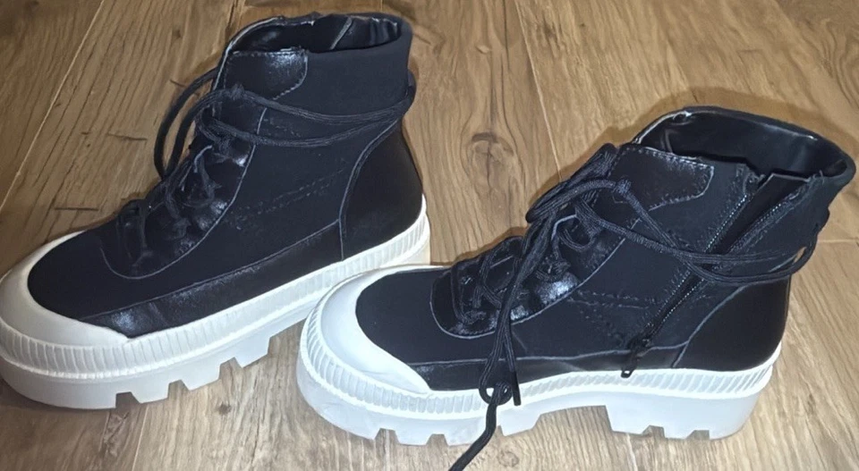 Botas GB The Change con suela de cuero negro para mujer talla 6,5 Foto 4 de 4