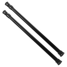 2 Pcs Multipurpose Adjustable Tension Curtain Rods For Bathroom And Closet