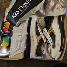 Dexter SST 8 Men's Bowling Shoes White/Black/Gold US 12 Medium D/M 
