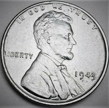 1943-P   (STEEL)  Wartime Cent...UNC IRCULATED - Free Shipping !