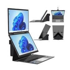 14 Inch 2 In 1 Laptop Dual Screen 16GB RAM 512GB SSD WIN 11 Touch screen Monitor