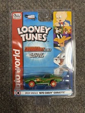 Auto World Looney Tunes Speedy Gonzales 1970 Chevy Corvette Slot Car NIP