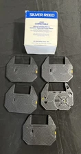 Silver Reed #5501 Correctable Typewriter Printer Ribbon 5 Count Cartridge