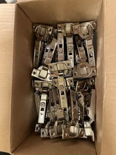 50-Used Blum 110+ Degree Straight Arm. Clip On.  Full Overlay  FREE SWING Hinges