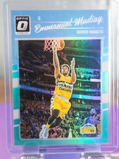 2016-17 Panini Donruss Optic Emmanuel Mudiay Aqua /25 #85 Nuggets