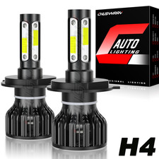 For Mitsubishi Eclipse 2000-2005 - H4 9003 Led Headlight Bulbs 6000k White For Mitsubishi Eclipse 2000-2005 - H4 9003 Led Headlight Bulbs 6000k White
