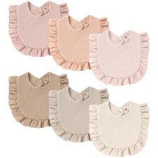 Baby Muslin Bibs Bandana Drool Bibs for Unisex Boys  Girls, Soft and Absorbe...