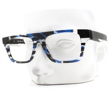 Alain Mikli Claudien Eyeglasses A03109 Glasses Black Clear Blue Mix 54mm No Case