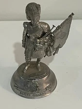 vintage Charles Stadden pewter Scots Guards figure figurine 4.5"