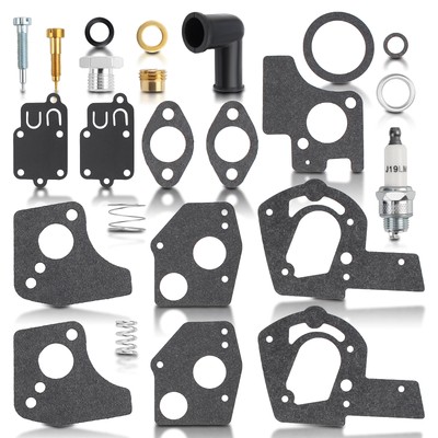 Carburetor Rebuild Kit For Briggs Stratton 494624 495606 # 3HP 4HP 5HP Engine