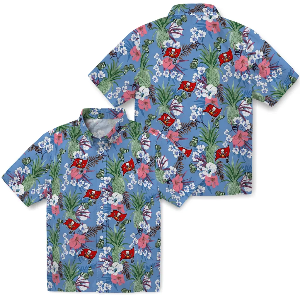 Tampa Bay Football Team Buccaneerss Hawaiian Shirt Casual Button Down Unisex