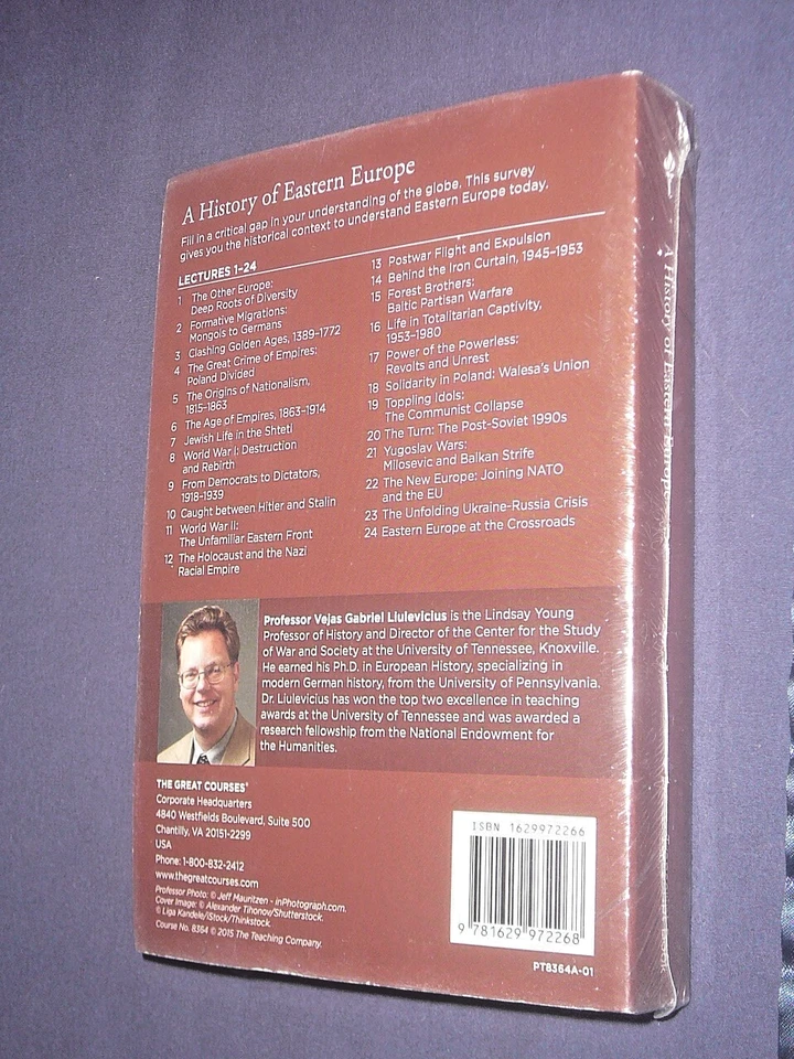 Great Courses Transcripts : A HISTORY OF EASTERN EUROPE new & sealed - Image 2 of 2