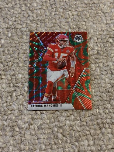 2020 Mosaic Reactive Green Patrick Mahomes Base SP #1 Chiefs Panini