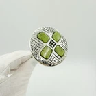 Antique Sterling Silver Long Hatpin Made in England Green Nephrite Jade Rare